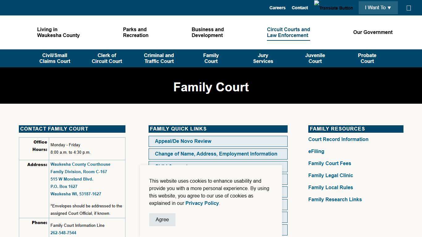 Family Court Waukesha County