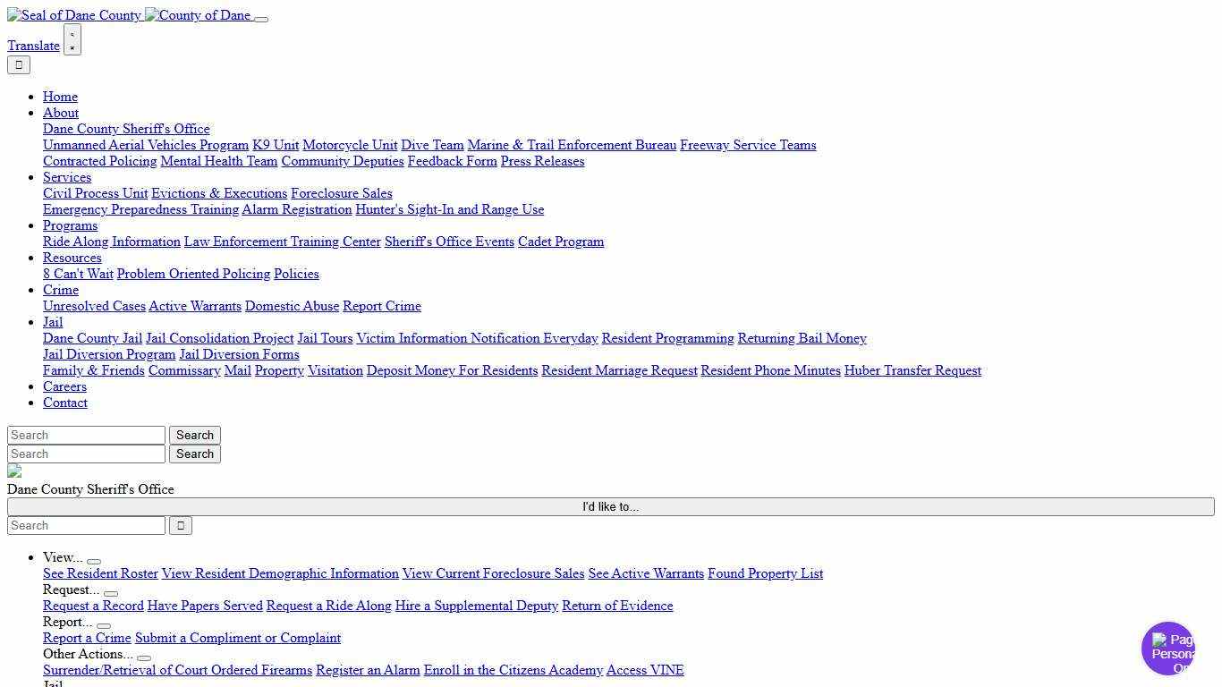 Frequently Asked Questions Dane County Sheriff's Office